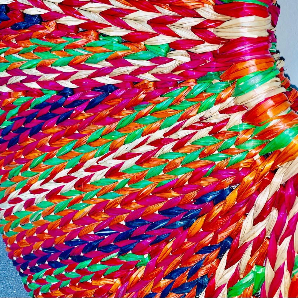 Send me $15 offer colorful straw summer handbag - Picture 6 of 6